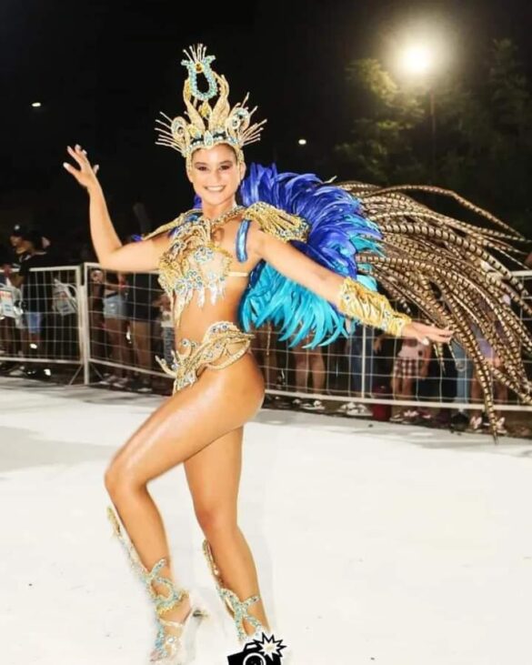 Brisa Tonina, reina del Carnaval de Chajarí 2023