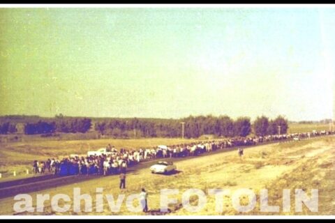 Foto: Archivo Fotolín - PEREGRINACIÓN A FEDERACIÓN (Septiembre de 1980).