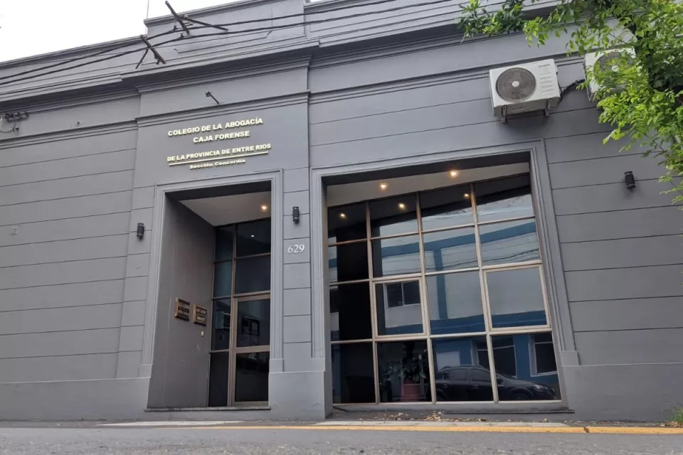 Sede del Colegio de la Abogacía en Concordia