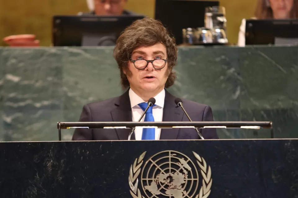 Milei en la ONU
