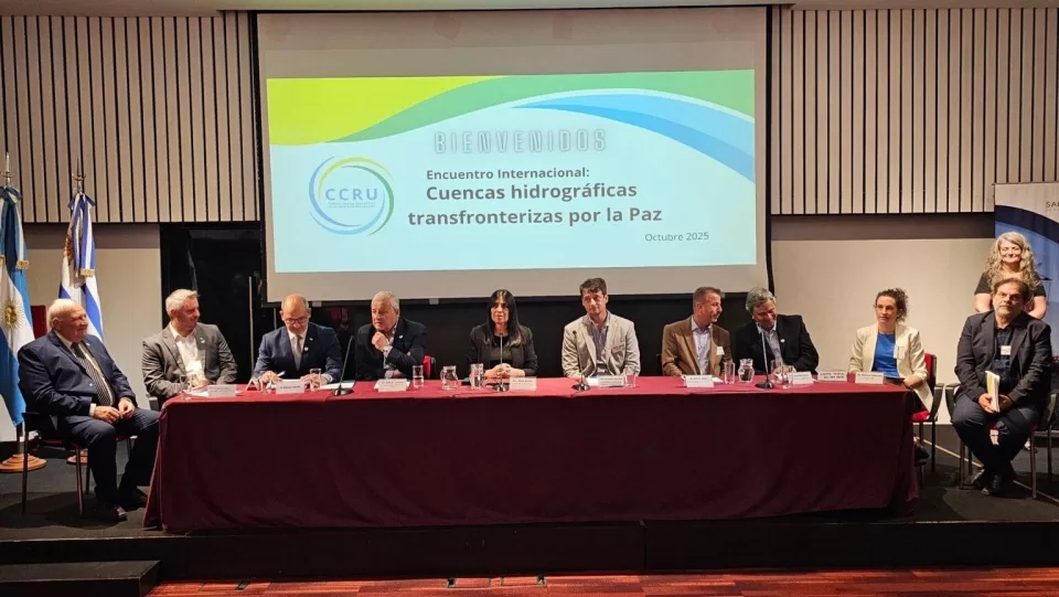 Walser en Encuentro Internacional de Cuencas Hidrográficas en Salto