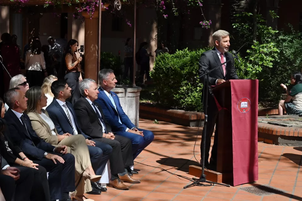 Frigerio reivindicó el legado de Urquiza en Concepción del Uruguay