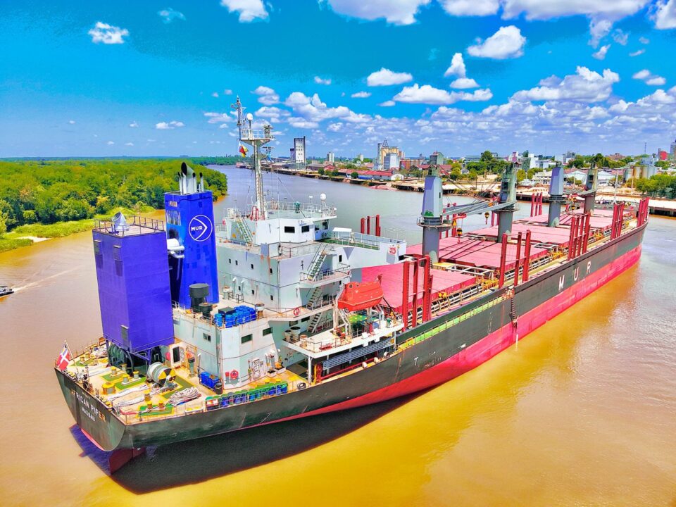 Actividad en el Puerto de Concepción del Uruguay