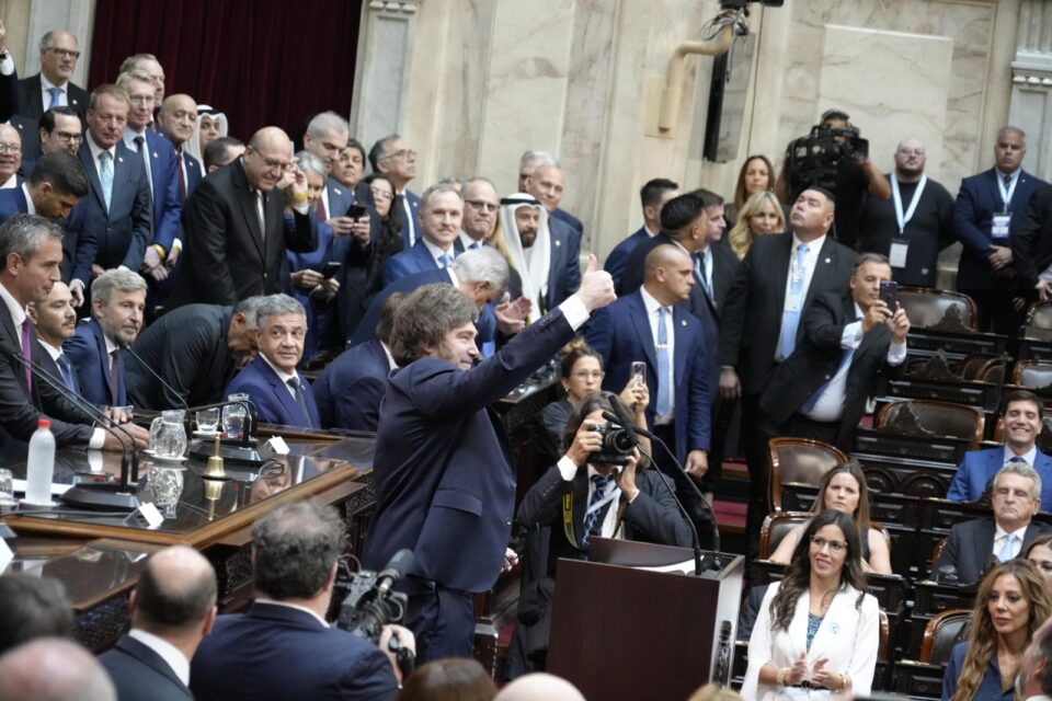 Discurso del Presidente de la Nación, Javier Milei, en la apertura del 144° período de Sesiones Ordinarias del Congreso de la Nación