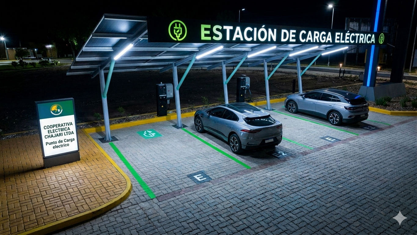Termas de Chajarí podría tener estacionamiento solar y estación de carga de vehículos eléctricos - Salto Grande Extra