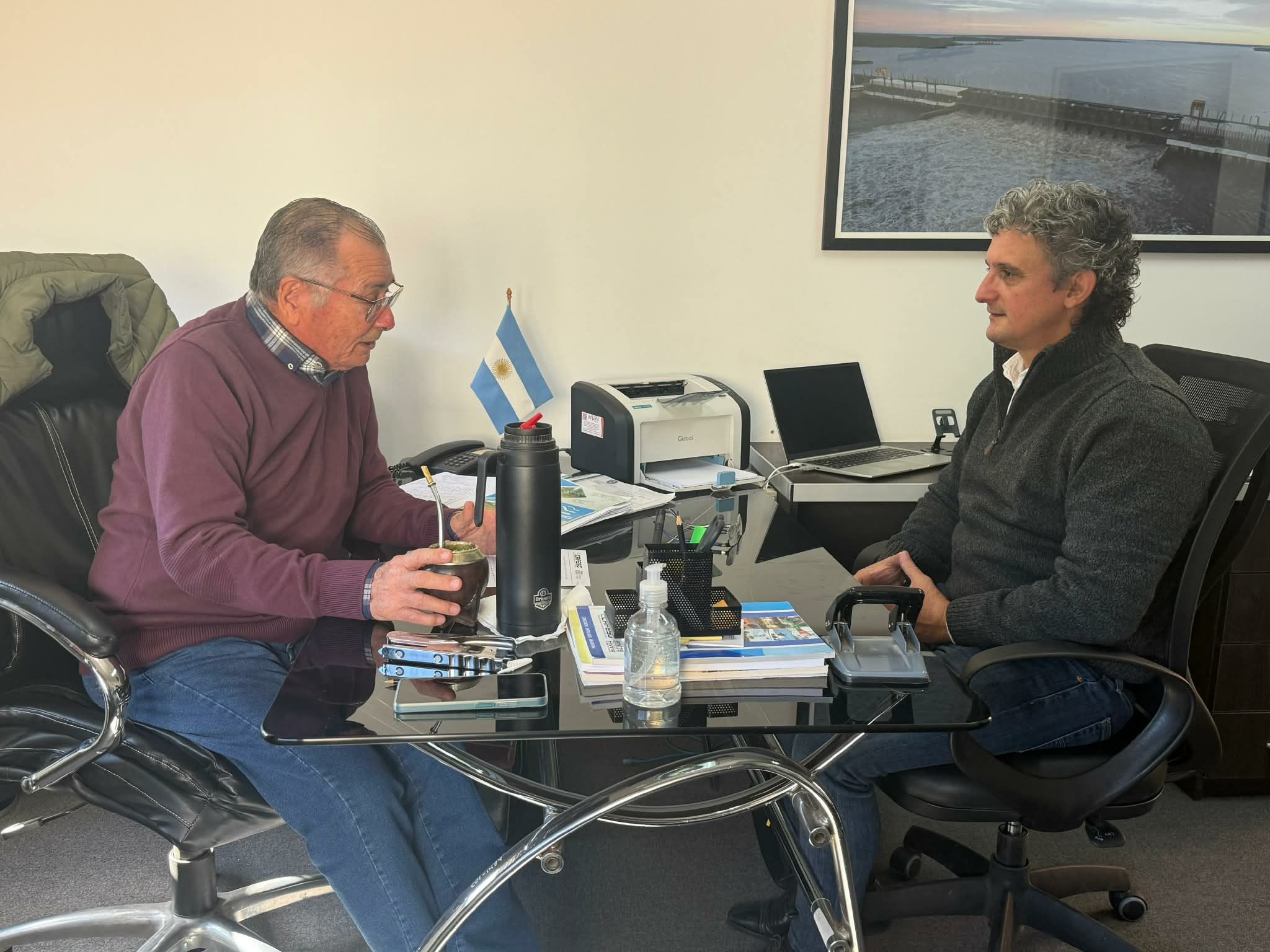 Ricardo Bravo gestiona ante CAFESG el financiamiento para la modernización de la Avenida Néstor Kirchner - Salto Grande Extra