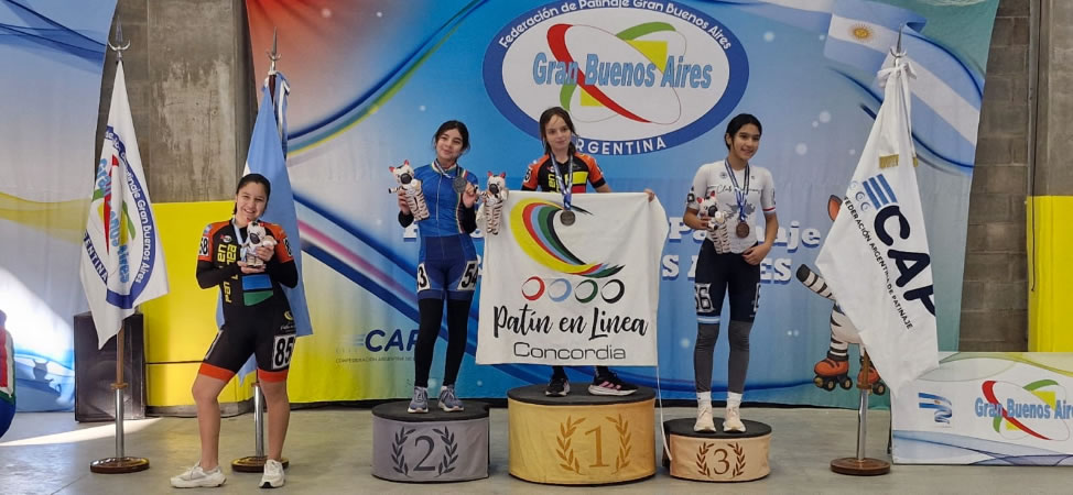 Patín en Línea Concordia se consagró campeón nacional y sumó podios en Buenos Aires y Chaco - Salto Grande Extra