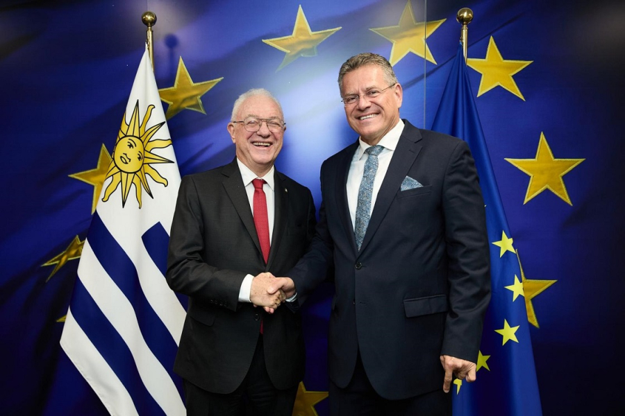 Reunión diplomática por el acuerdo Unión Europea Mercosur en Bruselas